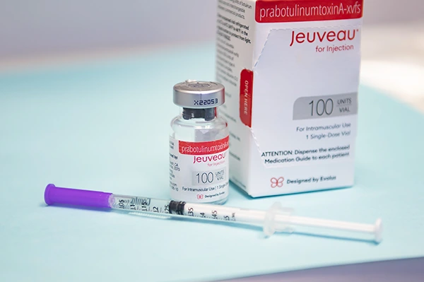 Jeuveau facial injectable treatment supplies