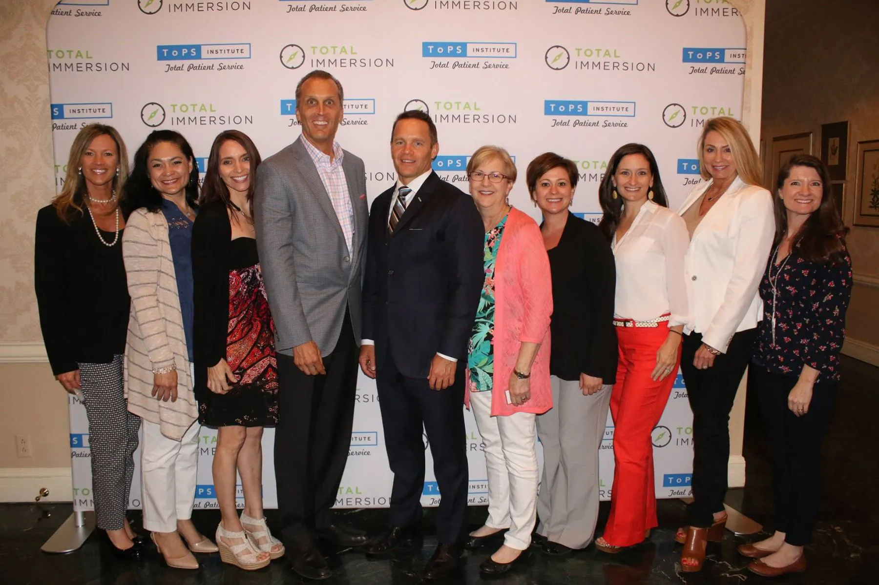 KG Dentistry team at a patient-service training program