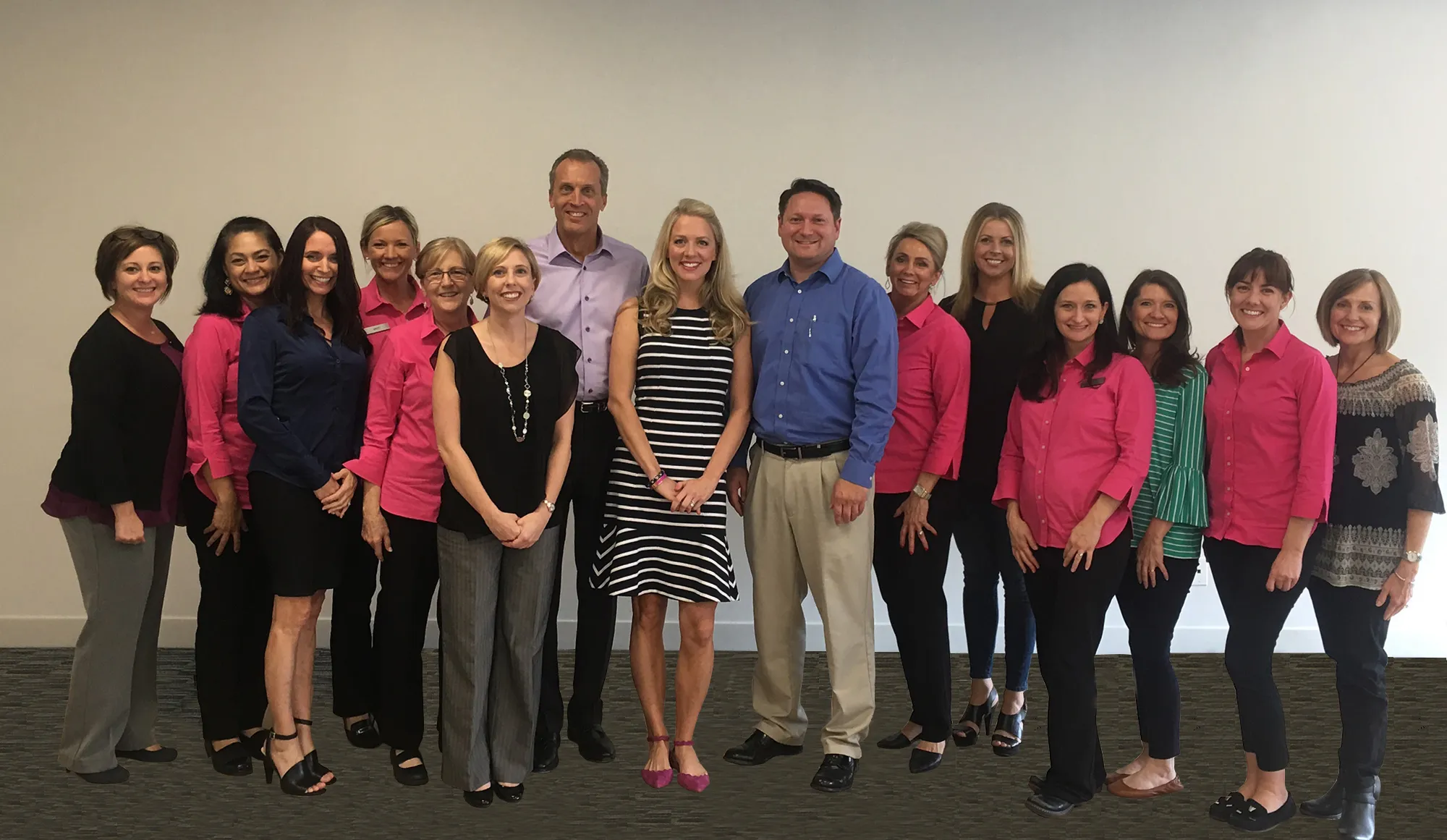 KG Dentistry staff at a team kickoff meeting